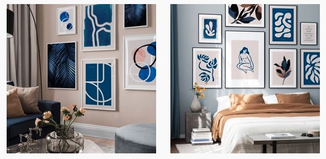 blue aesthetic on Instagram