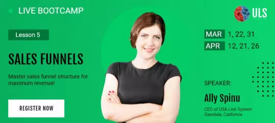 Sales Funnels Live Bootcamp