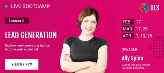 Lead Generation Live Bootcamp